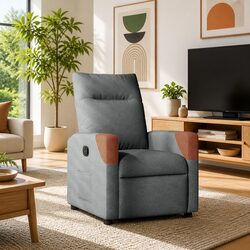 Find Your Comfort with Our Grey Recliner Chair