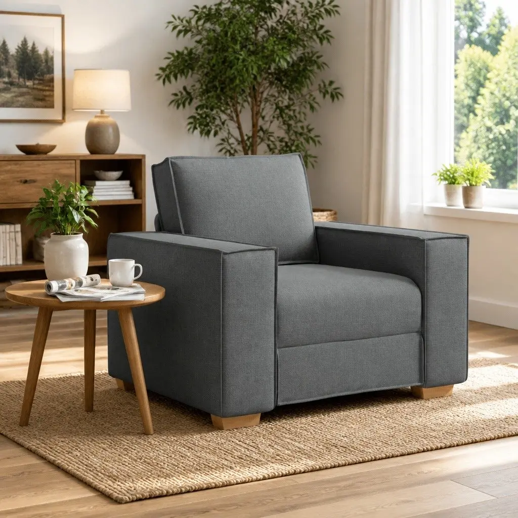 Dark Grey Sofa Chair