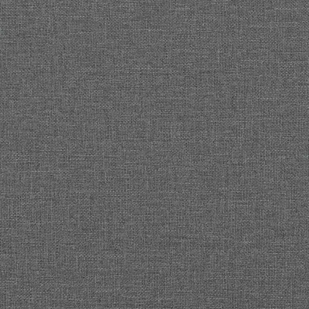 2-Seater Sofa Dark Grey Fabric 160x78x84cm