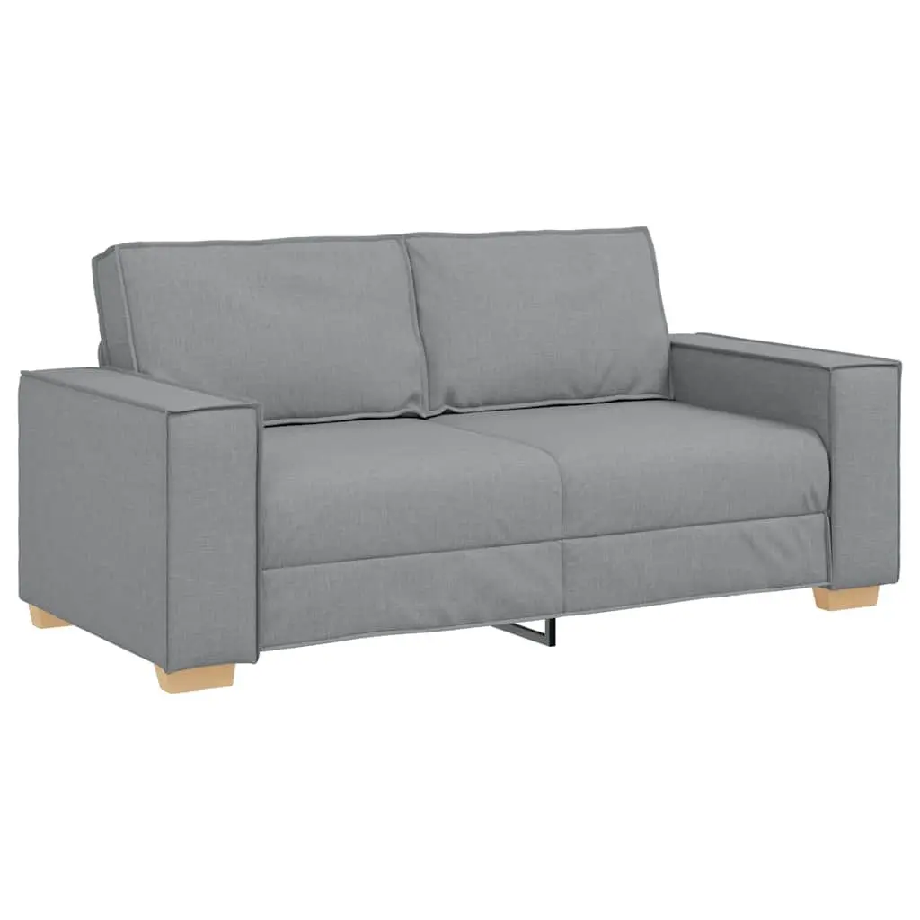Sofa Grey Fabric 2-Seater Lounge Couch 180 x 78 x 84 cm