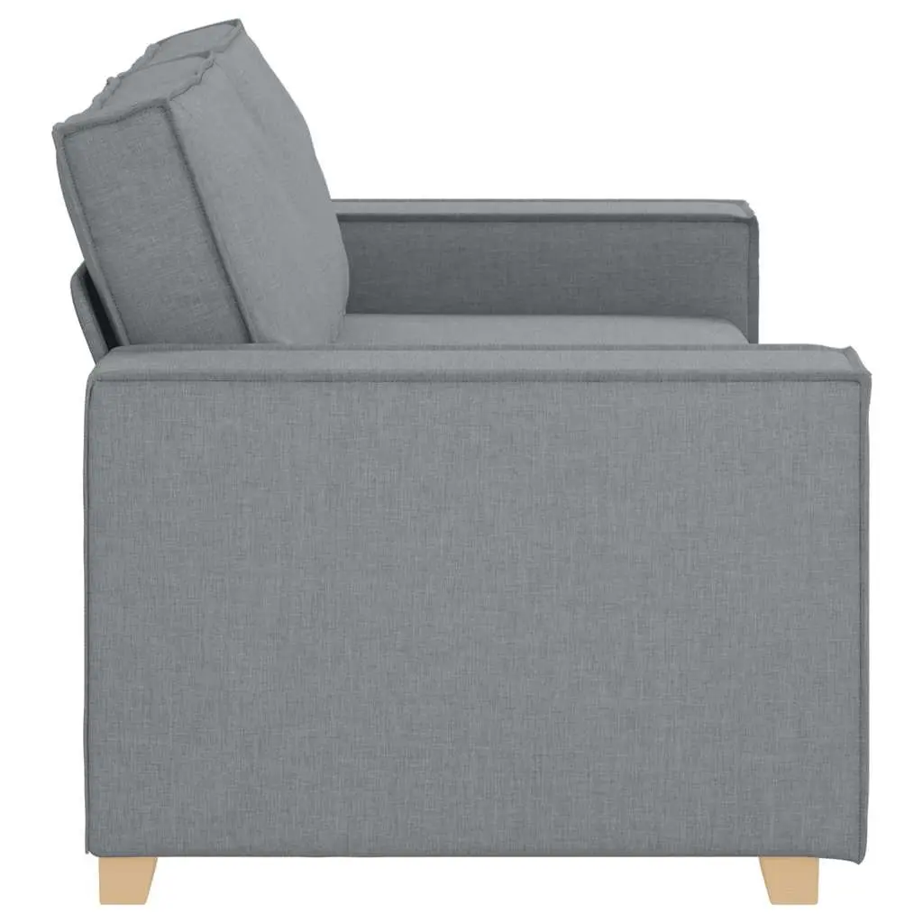 Sofa Grey Fabric 2-Seater Lounge Couch 180 x 78 x 84 cm