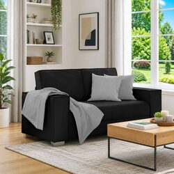Your New Favorite Black Loveseat Sofa 160cm