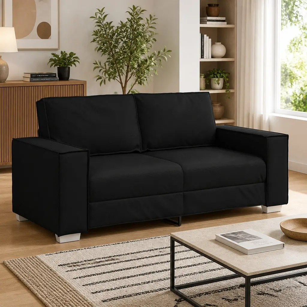 Black Loveseat Sofa