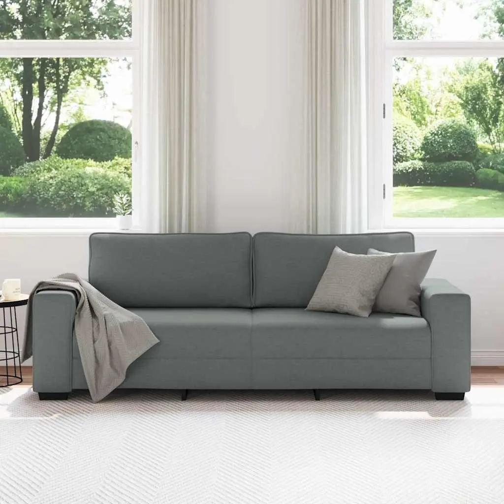 Dark Grey 3-Seater Sofa