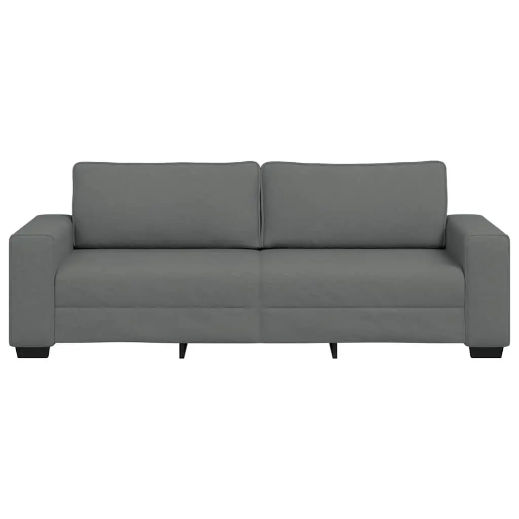 Dark Grey 3-Seater Sofa