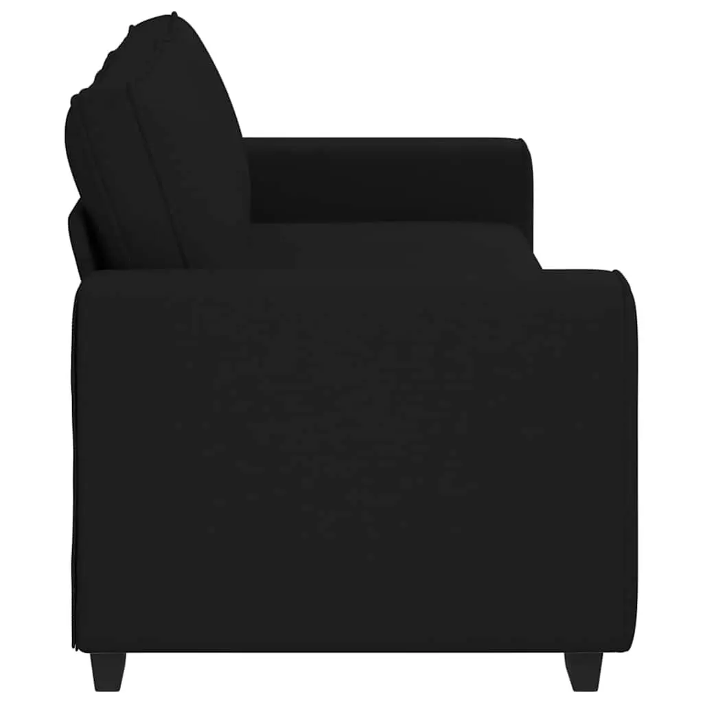 3-Seater Black Sofa for Comfort and Style