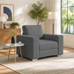 Your New Grey Fabric Sofa Chair Awaits