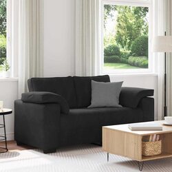 Black Velvet Loveseat