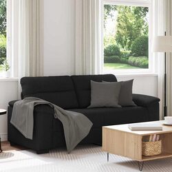 Invite Comfort into Your Space with This Black 2-Seater Sofa
