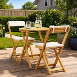 Your Perfect 3-Piece Outdoor Dining Set for Small Spaces