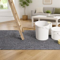 Enjoy Floor Protection with Non-slip Painter Fleece Roll 50m x 1m