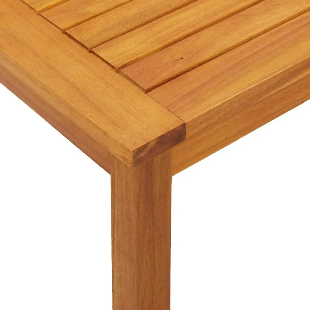 Outdoor Coffee Table Solid Acacia Wood Natural Oil Garden Patio Furniture