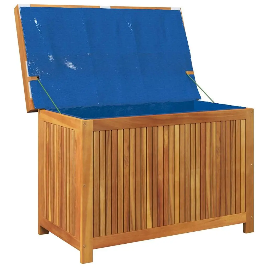 Outdoor Cushion Storage Box Solid Acacia Wood 90x50x60.5cm