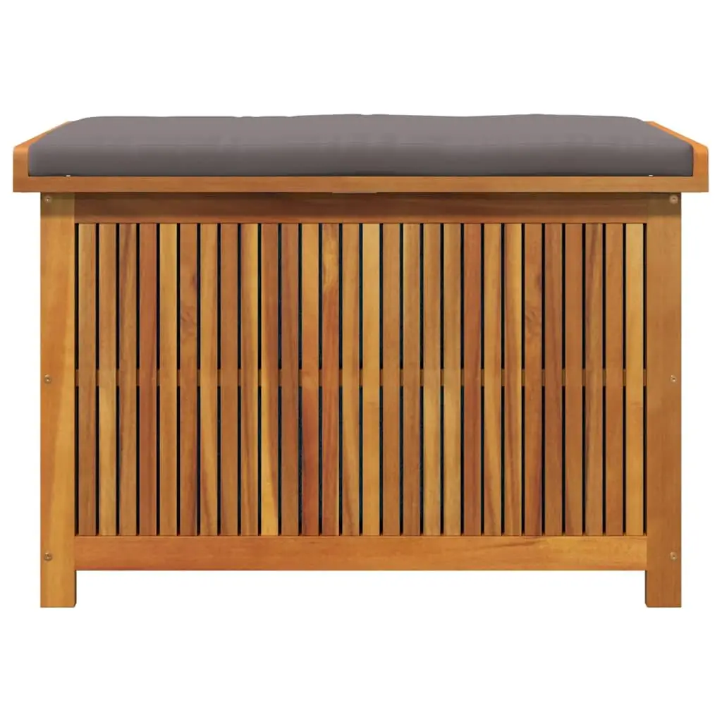 Outdoor Cushion Storage Box Solid Acacia Wood 90x50x60.5cm