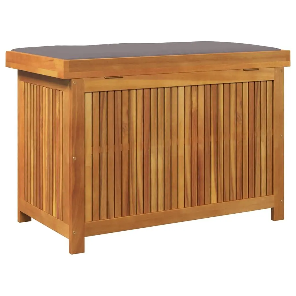 Outdoor Cushion Storage Box Solid Acacia Wood 90x50x60.5cm