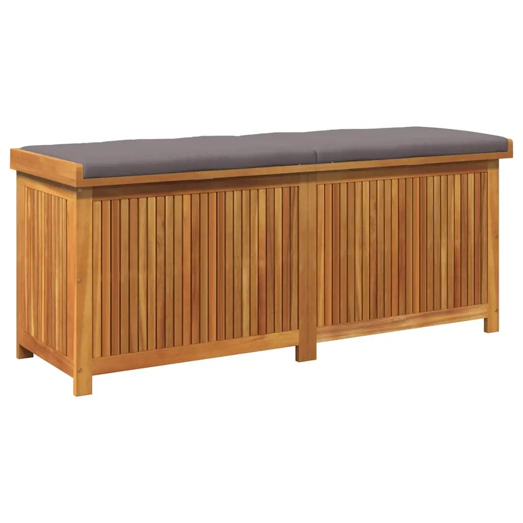 Outdoor Cushion Box with Acacia Wood Finish