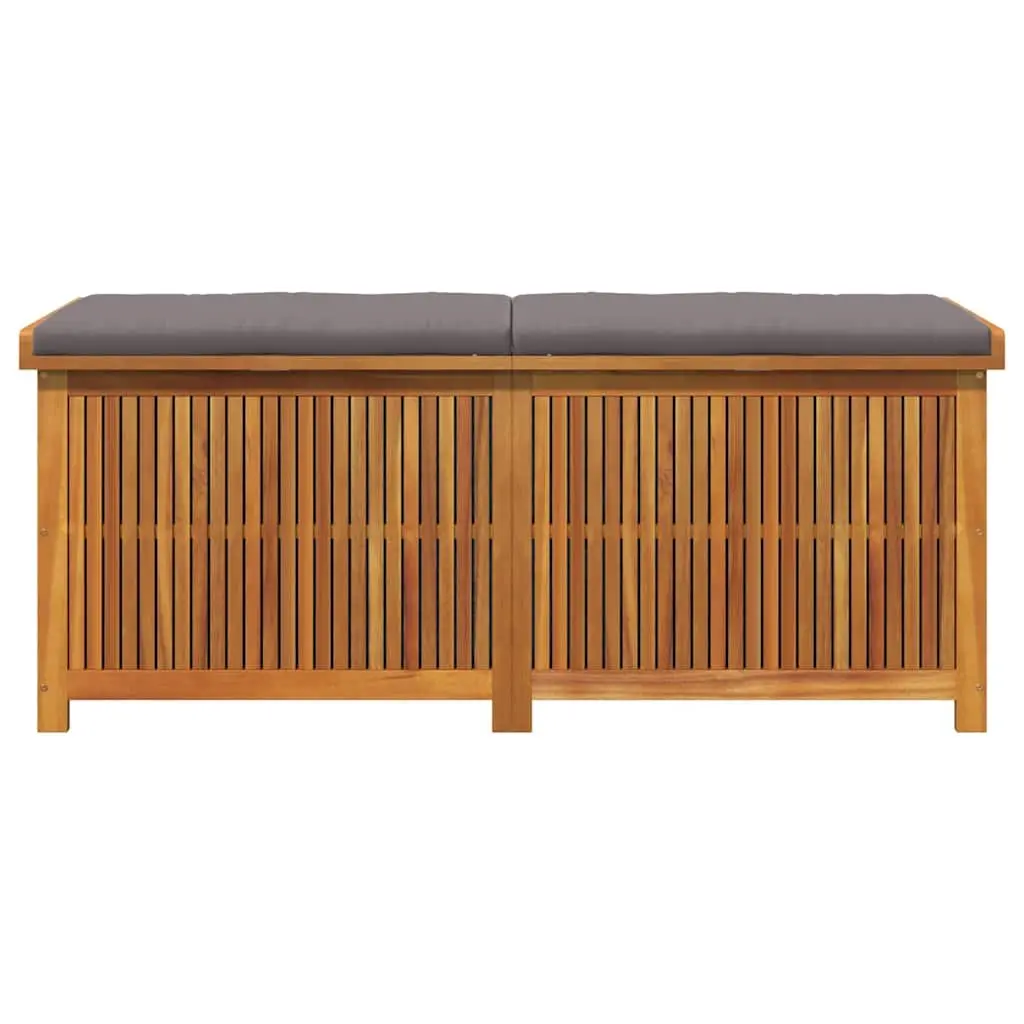 Outdoor Cushion Box with Acacia Wood Finish