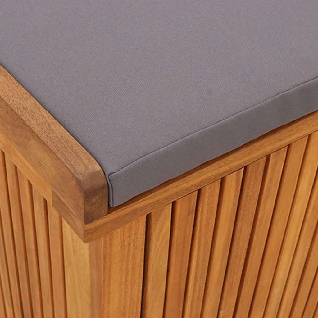 Outdoor Cushion Box with Acacia Wood Finish