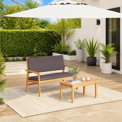 Your New Favorite 2 Seater Garden Sofa Set in Anthracite