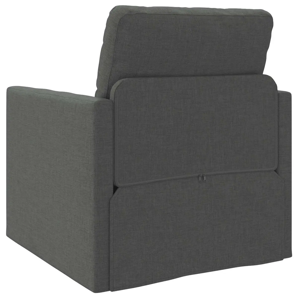 Floor Sofa Bed Modern Minimalist 60cm Grey Fabric
