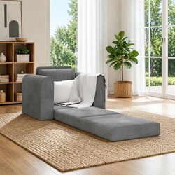 Friendly Grey Velvet Sofa Bed for Comfortable Living