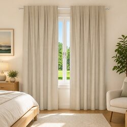 Cozy Up Your Space with Cream Velvet Blackout Drapes