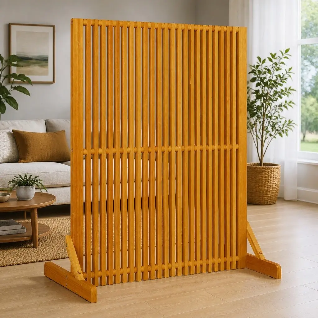 Indoor Outdoor Solid Wood Privacy Screen 79.5x50x110cm