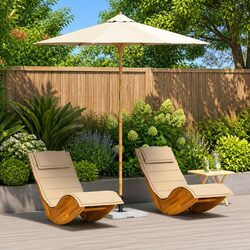 Your Friendly Garden Parasol with Round Canopy