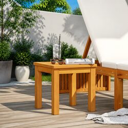 Friendly Square Acacia Wood Table for Your Home