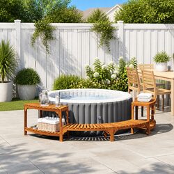 Create Your Perfect Spa Area with This Hot Tub Surround
