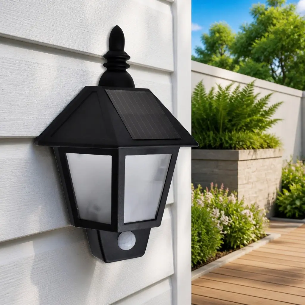 Solar Wall Lamp for Outdoor Spaces