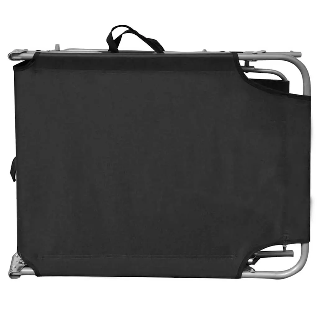 Sun Lounger with Canopy and Backrest