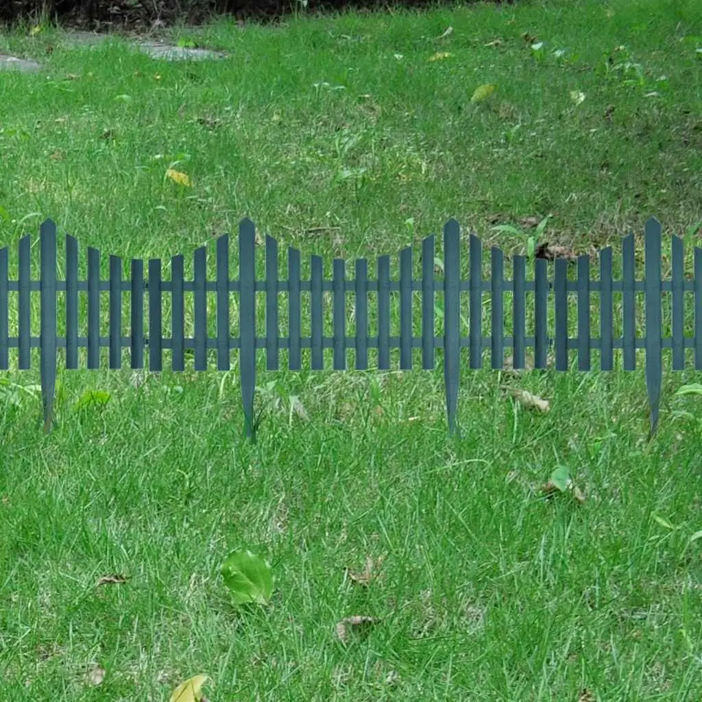 Garden Lawn Edging Dividers Interconnectable 17 Piece 10m Border Barriers