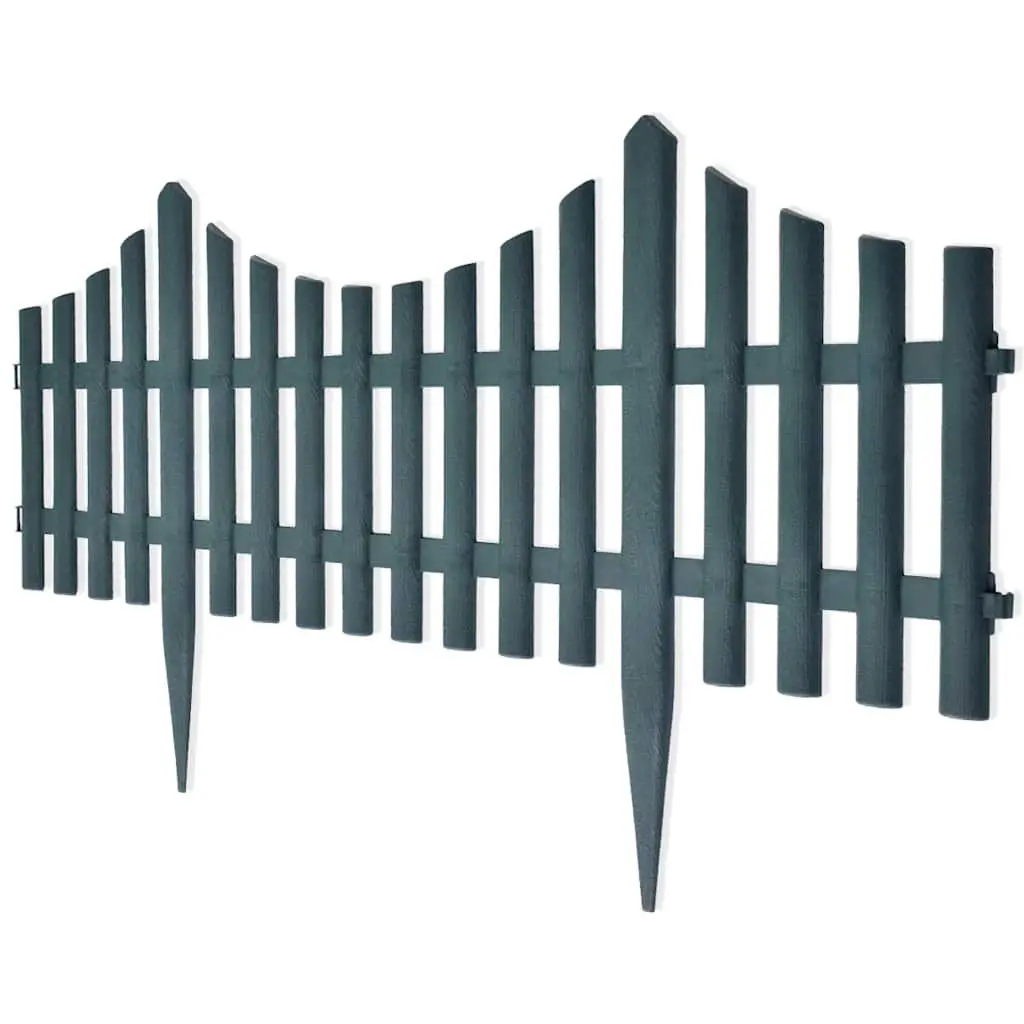 Garden Lawn Edging Dividers Interconnectable 17 Piece 10m Border Barriers