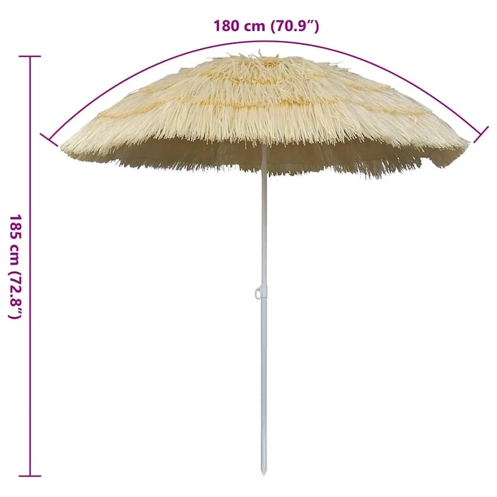 Beach Parasol Tilt Outdoor Umbrella 1.8m Sunshade