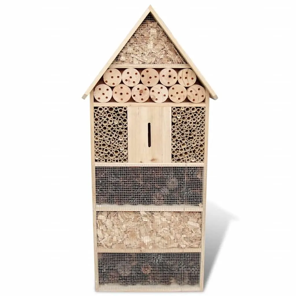 Insect Hotel Butterfly House Wildlife Shelter Large Size 45.5x15x99cm