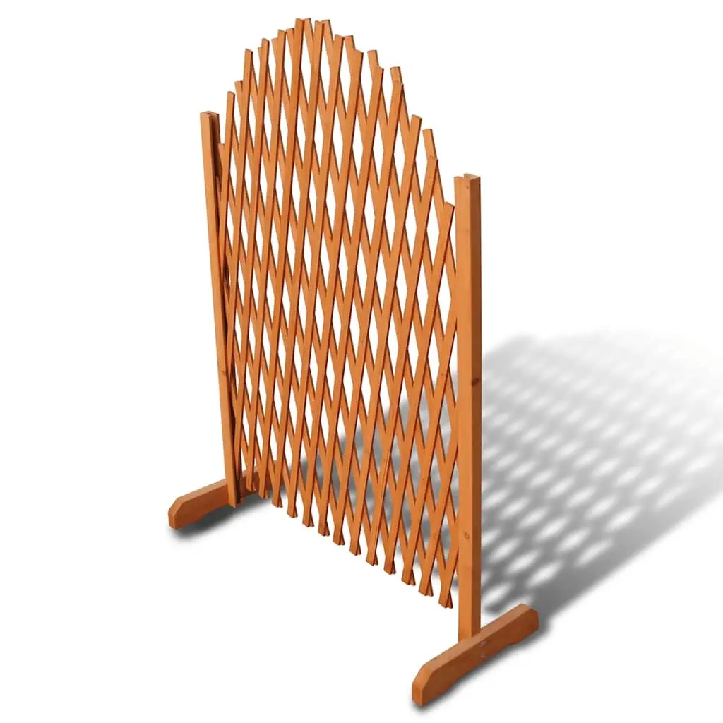 Solid Wood Trellis Fence Panel Expandable 180cm