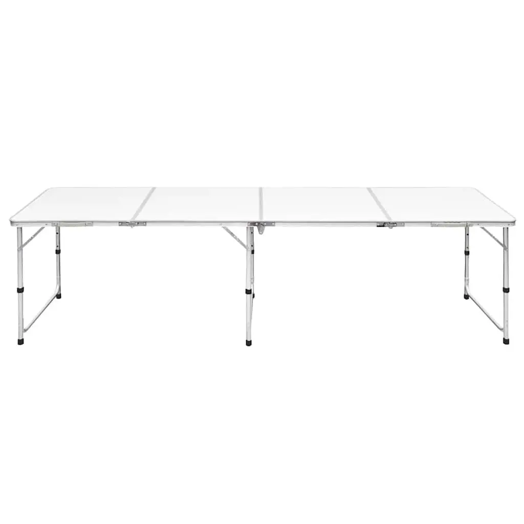 Foldable Camping Table Adjustable Height Portable Outdoor Picnic Garden