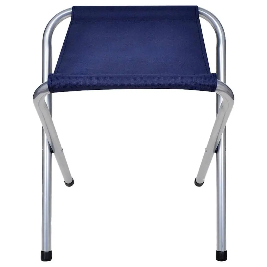 Foldable Camping Table Set Height Adjustable 180 x 60 cm with 6 Stools
