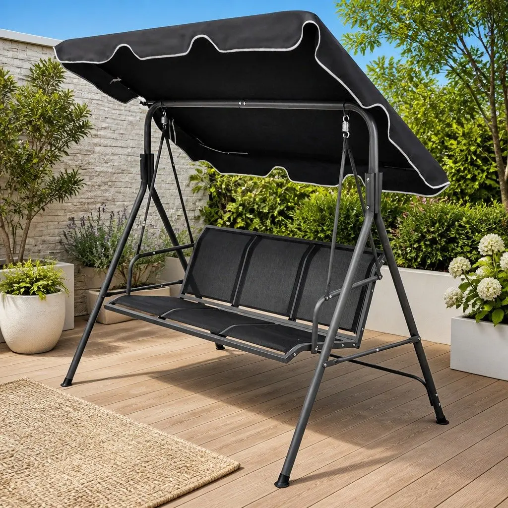 Garden Swing Bench for Relaxing Moments