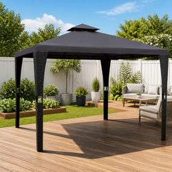 Your Ideal 3x3m Outdoor Gazebo with a Grey Roof