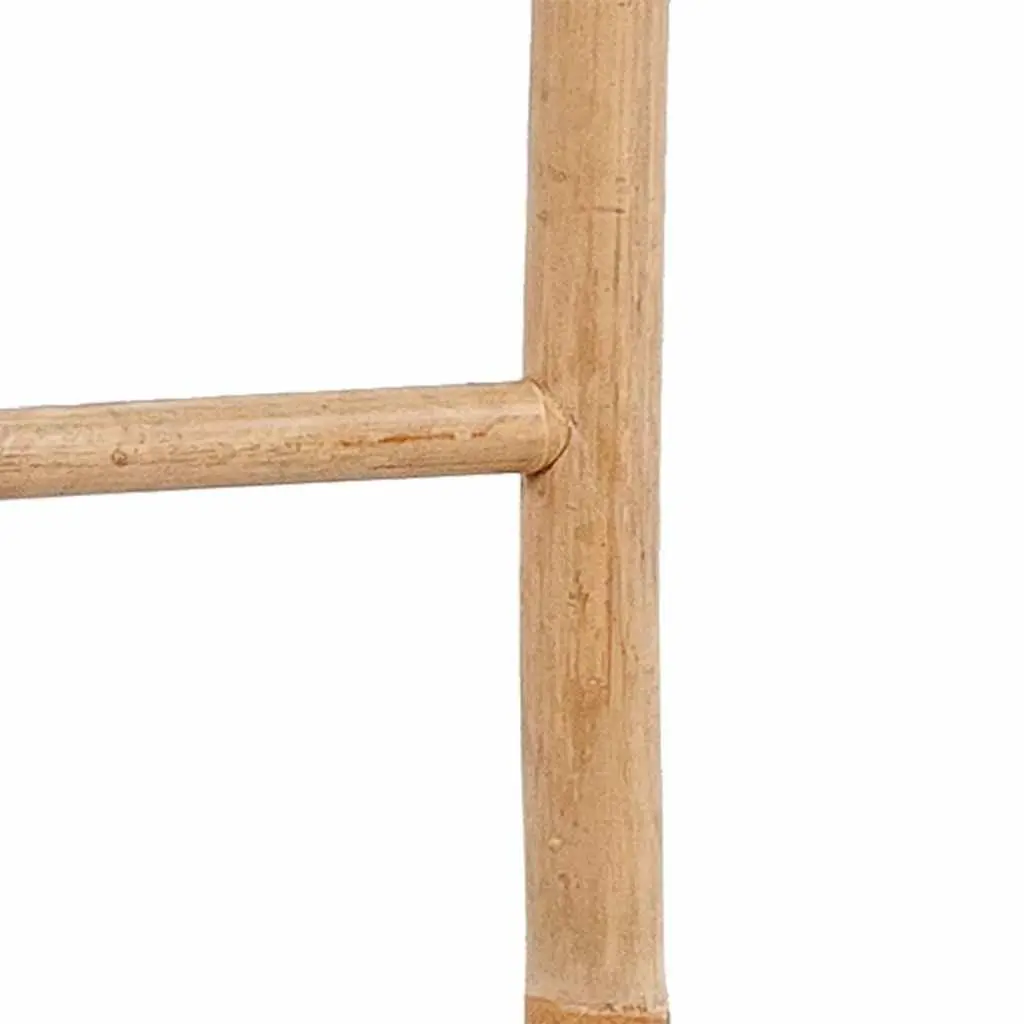Bamboo Towel Ladder Free Standing 6 Rungs Bathroom Storage Rack