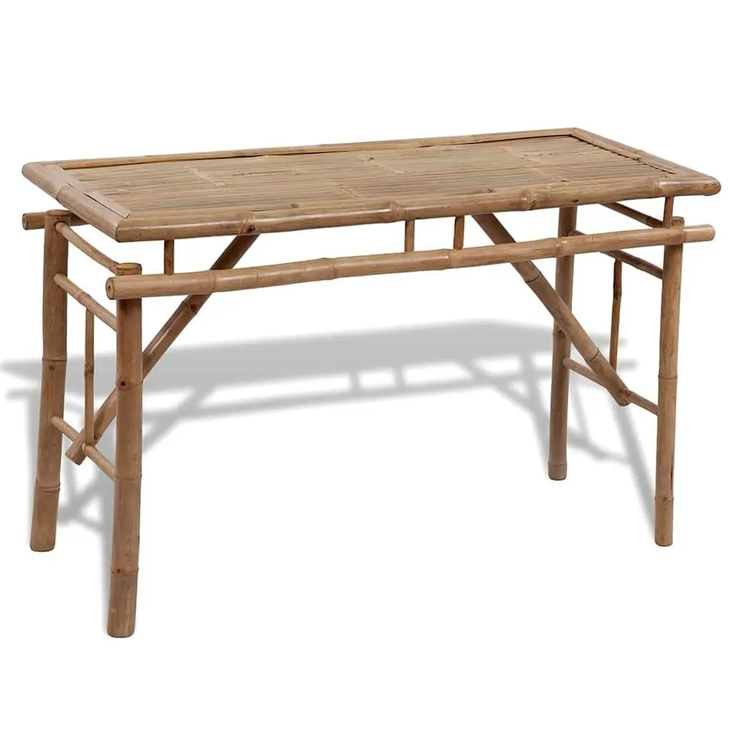 Outdoor Beer Table Set Foldable 100 cm with 2 Benches