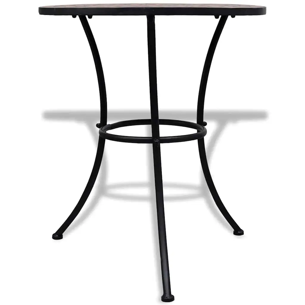 Mosaic Bistro Table Ceramic Top 60cm Outdoor Garden Furniture