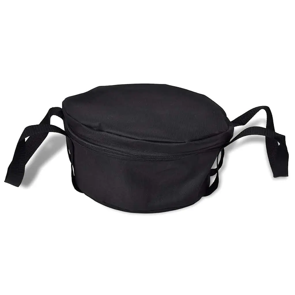 Dutch Oven 11.3L Capacity Cookware with Lid Lifter Stand and Carrying Bag