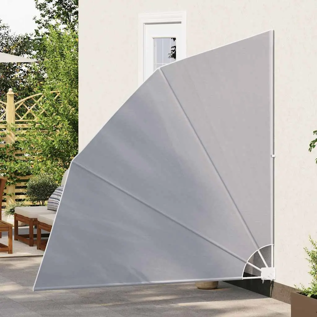 Collapsible Side Awning Grey 210x210cm