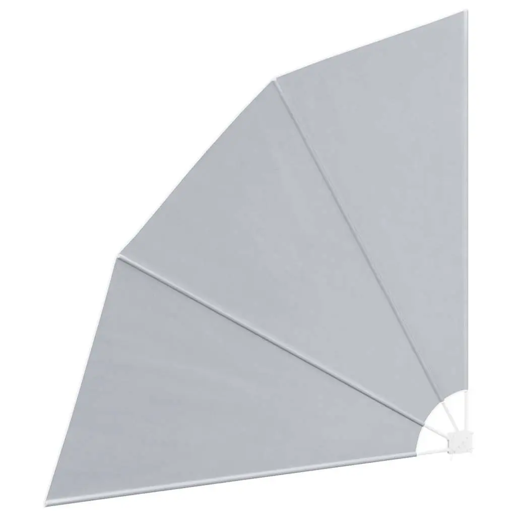 Collapsible Side Awning Grey 210x210cm