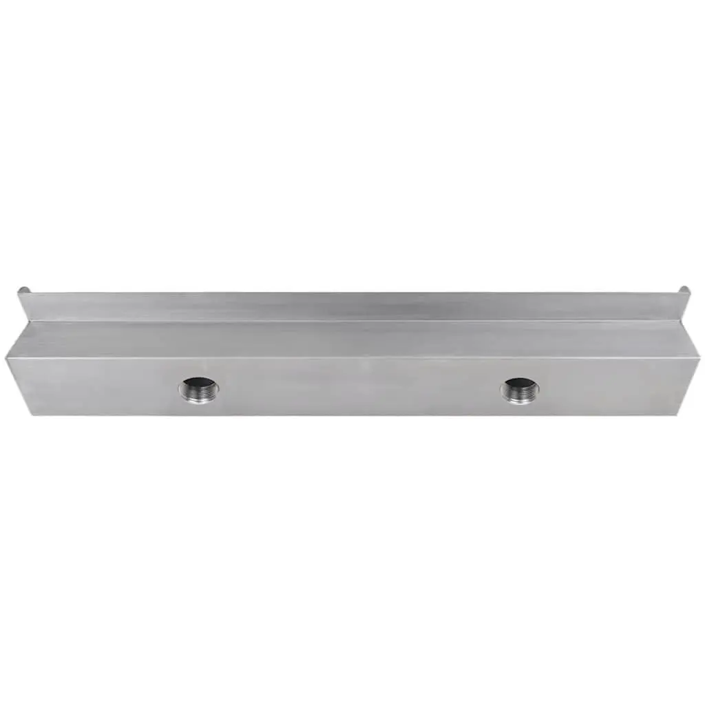 Rectangular Waterfall Pool Fountain Silver 90cm Water Feature