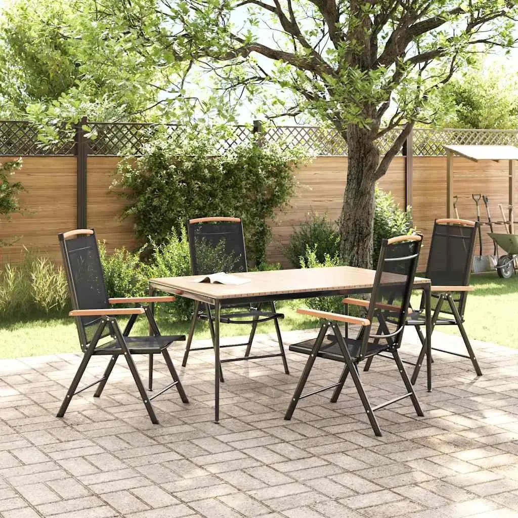 Folding Garden Chairs Set of 4