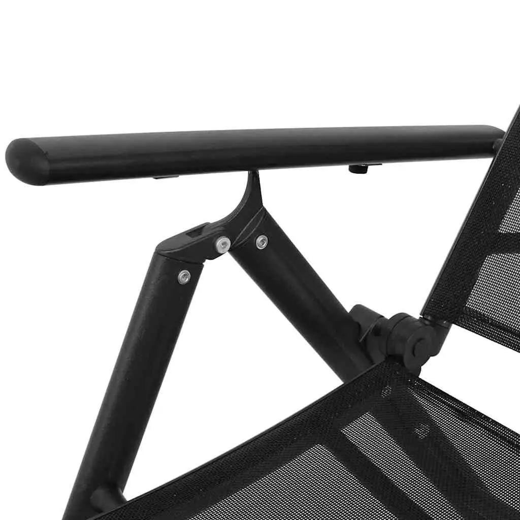 Folding Sun Lounger Weatherproof Lightweight Portable Reclining Lounge Chair